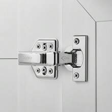 1 pieza Bisagra de gabinete de acero inoxidable multifuncional - color cromo - Ver 7