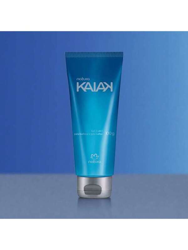 Bcc-Boadicca.Online Gel 2 em 1 para Barbear e Pós Barba Kaiak Natura 100g