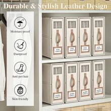1 Set Of Foldable Bed Sheet Organizer And Storage, Linen Wardrobe Organizer With Leather Handle, Bed Sheet Folding Bedding Storage Box, And Pillow Cube Organizer Bedroom, Organizer, Home Storage, For White T-Shirt Women, Black Pants Women, Ladies Winter Clothes, Dress, Winter Clothes For Ladies, Elegant Woman Dresses, White Shirt For Ladies, Long Sleeve, White Jumpsuit For Women, Spring Dresses For Women, Spring Outfits For Women, Spring, Spring Clothes, Minimalist, Summer Tops Storage