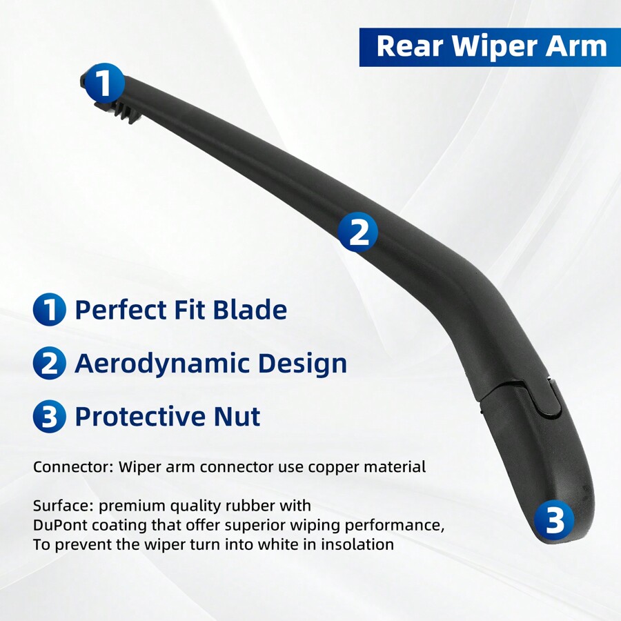 Rear Windshield Wiper Arm & Blade Kit For Dodge Journey 20092020 OEM