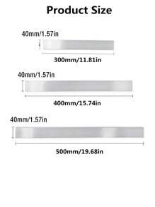 30/40/50CM Stainless Steel Knife Stand Strip Organizer Strong Magnetic Knife Holder Wall Mount Kitchen Bar Storage Kitchen Accessories