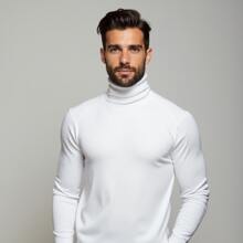 Men Sweaters - White - View 3