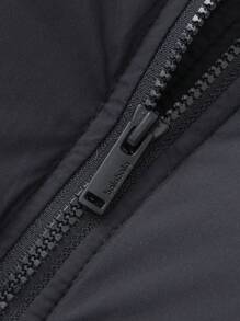 Balabala Tween Girl Down Jacket Boys Girls New Winter Parent-Child Outfit - Black - View 4