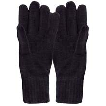 Regatta Unisex Knitted Winter Gloves - 100% Acrylic - (RG1437) - màu đen - Xem 2