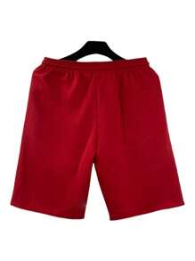 COSTE MODAS Adult Men's Sweatshirt Shorts With Zipper Bags - 紅色 - 查看 1