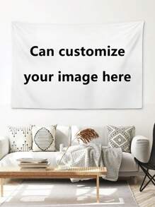 1pc Custom Tapestry Personalized Backdrop With Your Photo, Tapestry For Room Decor, Wall Art Decor,Best Gifts For Friends Birthday Graduation,Home Harmony