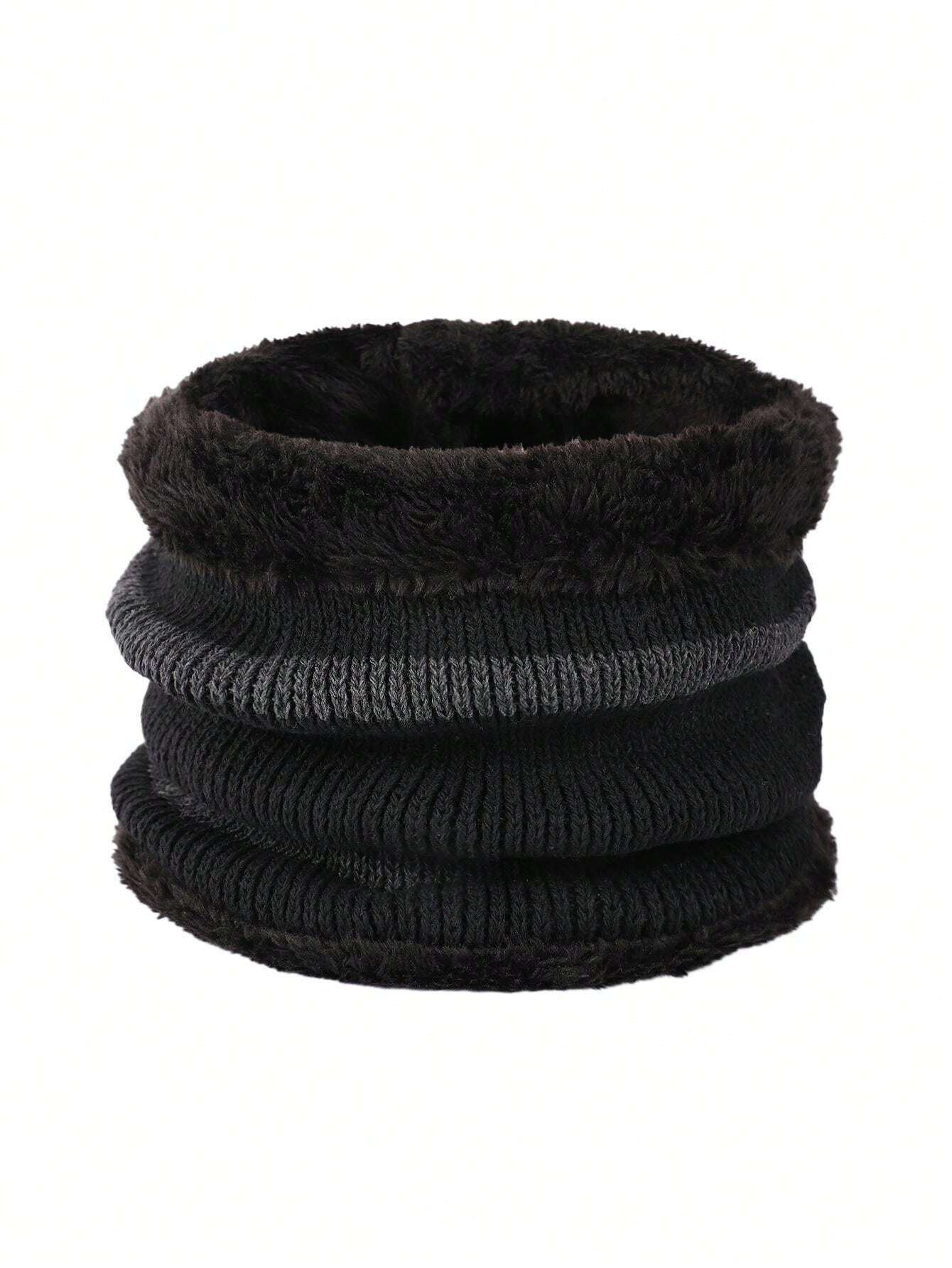 2pcs Kids 612 Years Old Thick Warm Ear Protective Windproof Knitted