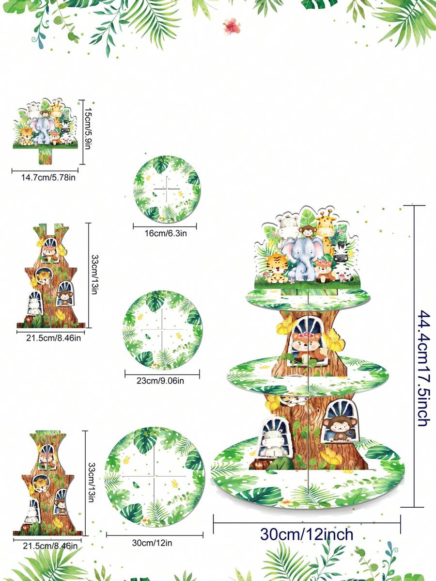3Tier Cake Stand, Cake Rack, Dessert Tray, Birthday Party Decor