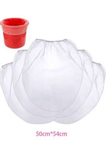 1 pièce Sac filtrant pour lait de soja, filtre à tamis fin pour centrifugeuse domestique, sac filtrant pour passoire de cuisine - Blanc - Voir 23