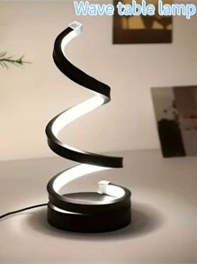 1 Stück klassische Schlangen-förmige spiralförmige LED-Schreibtischlampe - Schlafzimmer-Dekor Nachtlicht mit 3-farbiger dimmbarer Steuerung, USB-betrieben, moderne dekorative Lampe für Zuhause, Büro, Bar, Party, Schreibtisch-Beleuchtung, Mode-Lampe für das Jahr der Schlange
