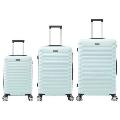 Conjunto de Maletas de Viaje Elegantes: Carcasa Ligera, Cerradura Numérica, 4 Ruedas Giratorias 360, Asa Telescpica de Aluminio Juego de Maletas Maleta (8008)