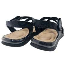 Usaflex Sandal With Adjustable Bubble Sole Comfort And Style - 黑色 - 查看 3