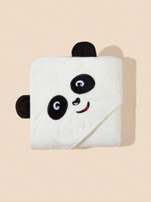 1 条柔软舒适的动物刺绣浴巾，适合所有季节 - 彩色 - 查看 7