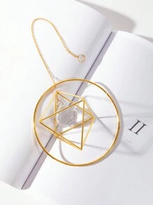 1 Chiếc Kệ Kim Loại Treo Tường Pha Lê, Đèn Bắt Nắng Có Mặt Dây Chuyền Lăng Kính Cho Ban Công Nhà, Đồ Treo Trang Trí Sân Vườn, Trang Trí Nhà Cửa, Trang Trí Phòng, Trang Trí Tường - Nhiều màu - Xem 10