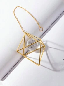 1 Chiếc Kệ Kim Loại Treo Tường Pha Lê, Đèn Bắt Nắng Có Mặt Dây Chuyền Lăng Kính Cho Ban Công Nhà, Đồ Treo Trang Trí Sân Vườn, Trang Trí Nhà Cửa, Trang Trí Phòng, Trang Trí Tường - Nhiều màu - Xem 8