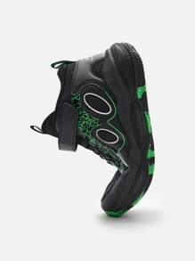 Balabala 儿童运动鞋男童篮球鞋2024新款透气 - 黑色 - 查看 6