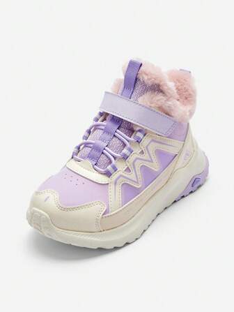 Balabala Kids Sports Boots Boys Thick Winter Outdoor Warm Anti-Slip