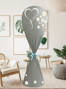Universal Full Coverage Floor Standing Electric Fan Dust Cover, Anti-Dust Protective Cover With Storage, Grey,Bag,Organizer,Storage,Kitchen Decor,Household Items - Grey - View 7