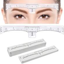 Eyebrow Ruler Sticker For Microblading Disposable Adhesive Eyebrow Measurement Stencil For Tattooing Brow Makeup Tools