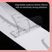 Eyebrow Ruler Sticker For Microblading Disposable Adhesive Eyebrow Measurement Stencil For Tattooing Brow Makeup Tools