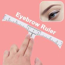 Eyebrow Ruler Sticker For Microblading Disposable Adhesive Eyebrow Measurement Stencil For Tattooing Brow Makeup Tools