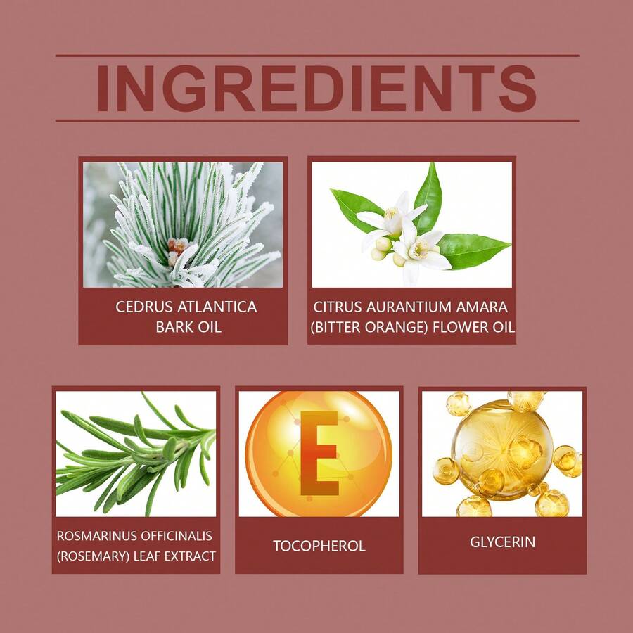 Fragrance Essential Oil Portable Cologne Elegant Natural Fresh