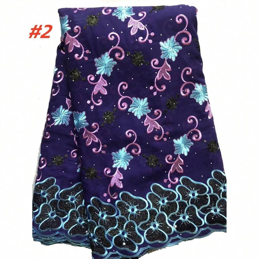 Wholesale African Lace Fabric 2024 High Quality Swiss Voile Lace Fabric