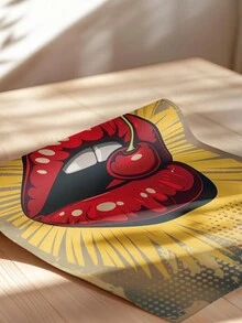 1 tấm áp phích Nụ hôn cổ điển thập niên 70, Nghệ thuật treo tường màu đỏ, Bản in Hippie, Áp phích cổ điển, Trang trí phòng, Họa tiết cổ điển, Nghệ thuật treo tường - Nhiều màu - Xem 9