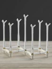 1pc Cup Drying Rack, Drinking Glass Holder, Mug Tree Stand, Mug Draining & Organizing Rack, Home Kitchen - Multicolor - View 4