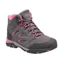 Childrens/Kids Holcombe IEP Junior Hiking Boots (Steel/Tulip) - Thép/Hoa Tulip - Xem 1