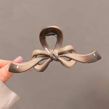 1 件可爱甜美蝴蝶结爪夹优质高雅感发夹，发爪发饰，适合日常使用 - 彩色 - 查看 7