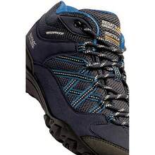 Regatta Womens/Ladies Edgepoint Waterproof Walking Boots - 55% Polyurethane/45% Polyester - (RG4575) - Navy/Petrol - View 5