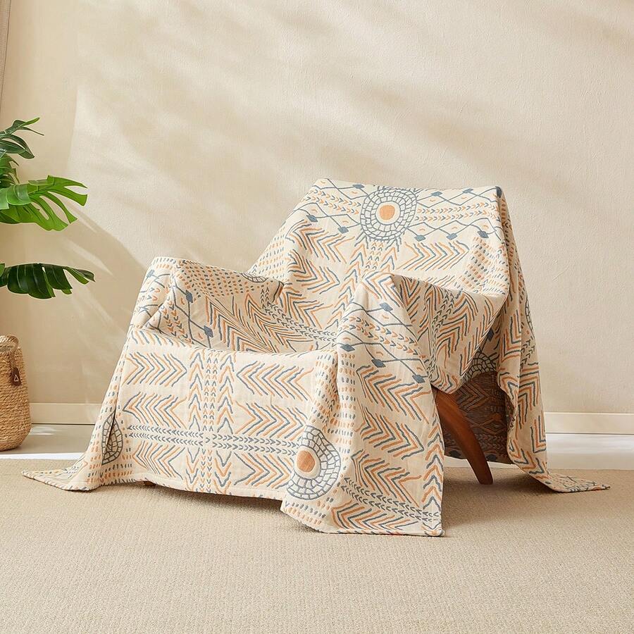 Chăn, Thiết kế mới, Chăn điều hòa, Chăn phủ Jacquard toàn bộ, Hai mặt, Phù hợp cho mọi mùa - Nhiều màu - Xem 1