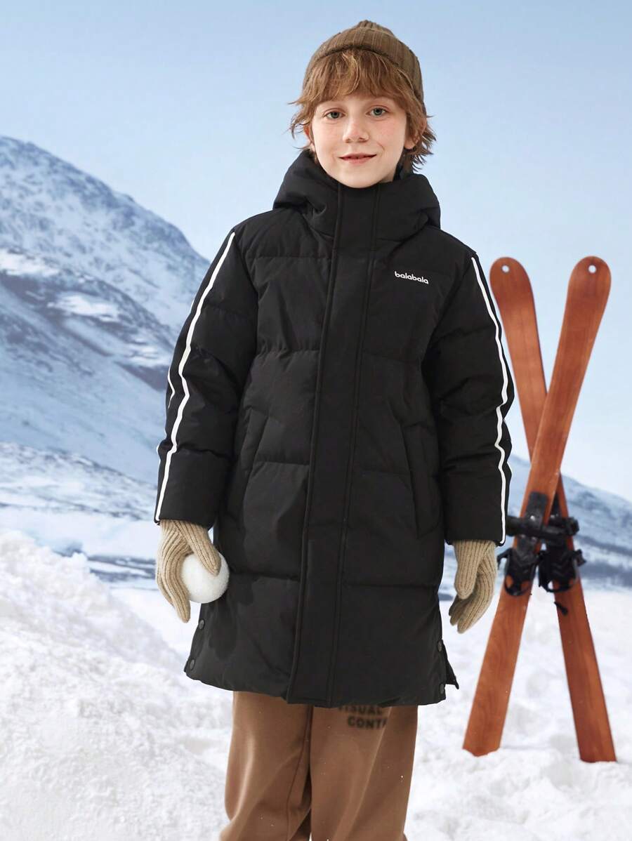 Balabala Áo khoác phao dày bảo hộ  động cho bé trai mùa đông ấm áp - màu đen - Xem 1