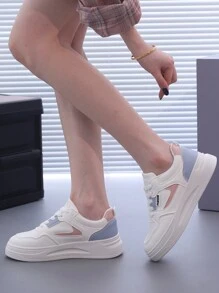 1pair Women's Sporty Fashion Casual Versatile Lightweight Breathable Sneakers