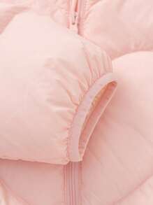 Balabala Chaqueta acolchada para bebé, cálida de invierno para niños y niñas, corta y linda