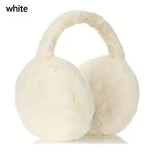 1Pc Ultra-Soft Plush Earmuffs - Warm, Foldable, Comfortable, Coldproof Ear Warmers For Winter Outdoor Activities - Unisex Design For Men And Women