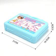 1 件儿童医生扮演玩具医疗套件，包括手提箱、听诊器和注射器，适合男孩和女孩 - 彩色 - 查看 5