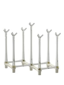 1pc Cup Drying Rack, Drinking Glass Holder, Mug Tree Stand, Mug Draining & Organizing Rack, Home Kitchen - Multicolor - View 8