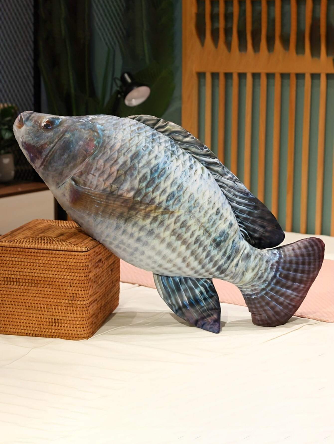 30cm/11.8in Simulation Funny Fish Plush Toys Soft Stuffed Animal