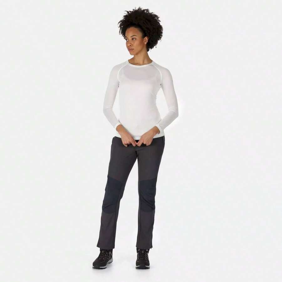 Regatta Womens/Ladies Questra IV Stretch Hiking Trousers (Seal Grey) - Dark Grey - View 1