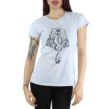 Harry Potter Womens/Ladies Dark Mark Cotton Logo T-Shirt (Sports Grey) - Sports Grey - View 3