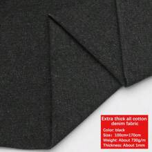 1 块全棉牛仔布，预洗牛仔布材料。多种厚度，预切尺寸 39 英寸 x 58.2 英寸，78 英寸 x 58.20 英寸，适用于手工 DIY 缝纫面料，如牛仔裤、夹克、连衣裙、裙子、短裤、背景布和帽子，面料以米为单位 - 200cm*150cm - 查看 22