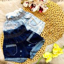 Short Jeans With Destroyed Pocket For Girls Summer Clothes For Girls Hot - Nhiều màu - Xem 1