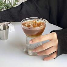 Hazara 高硼硅透明玻璃单层杯冰美式咖啡杯早餐牛奶杯冷萃杯可重复使用办公室果汁杯 - 彩色 - 查看 5