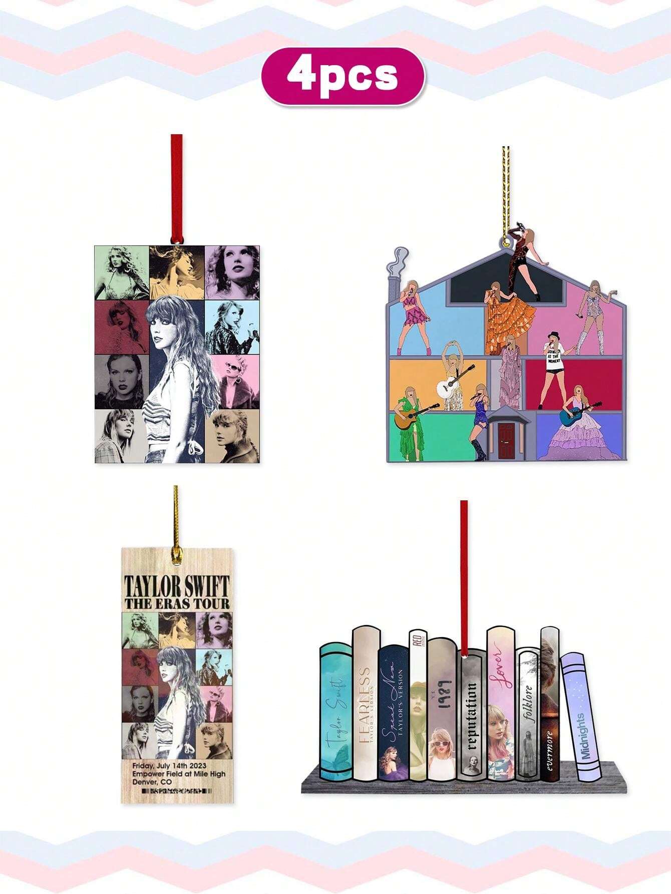 TAYLOR SWIFT Christmas Ceramic Ornament For Christmas Tree, Home