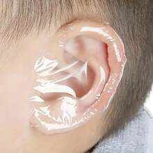 Czepki kąpielowe z osłonami na uszy, jednorazowe wodoodporne ochraniacze uszu dla dzieci, odpowiednie do pływania, kąpieli, surfingu i innych sportów wodnych