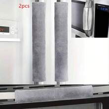2 件装冰箱/烤箱/微波炉手柄盖，防滑防油，适用于双门冰箱，保护手柄、袋子、收纳袋、储物袋 - 多色 - 查看 10