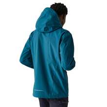 Regatta Mens Bosfield II Waterproof Jacket - 100% Polyester - (RG10620) - Moroccan Blue/Citron Lime - View 2