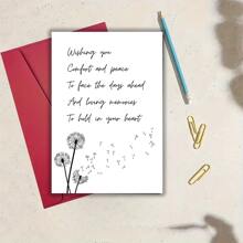 Deepest Sympathy Condolence Card - Perfect For Bereavement, Memorials & Thinking Of You Messages - Ideal Gift For Family &,Christmas - Multicolor - View 1